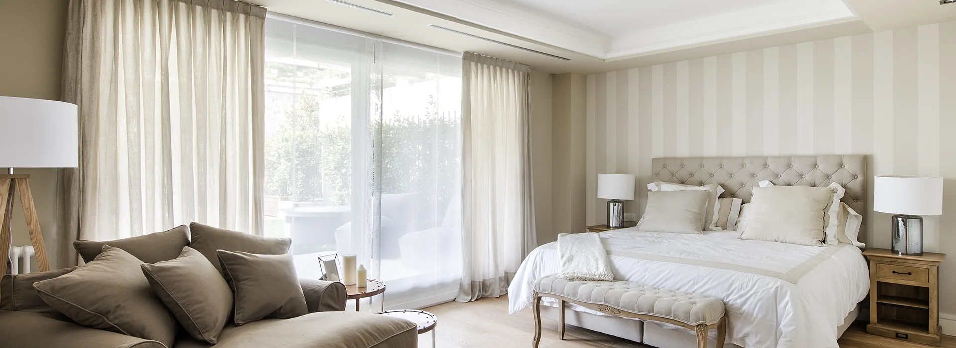 Las cortinas más recomendables para la decoración de habitaciones