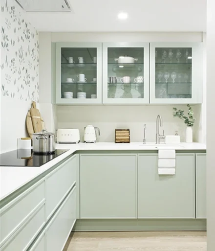 Cocina - Proyecto de reforma integral e interiorismo de piso en Calvet