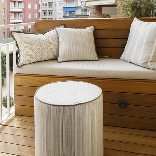 Detalles en la terraza - Proyecto de reforma integral e interiorismo de piso en Calvet