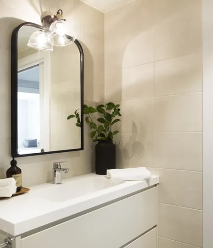 Lavabo - Proyecto de reforma integral e interiorismo de piso en Sant Just