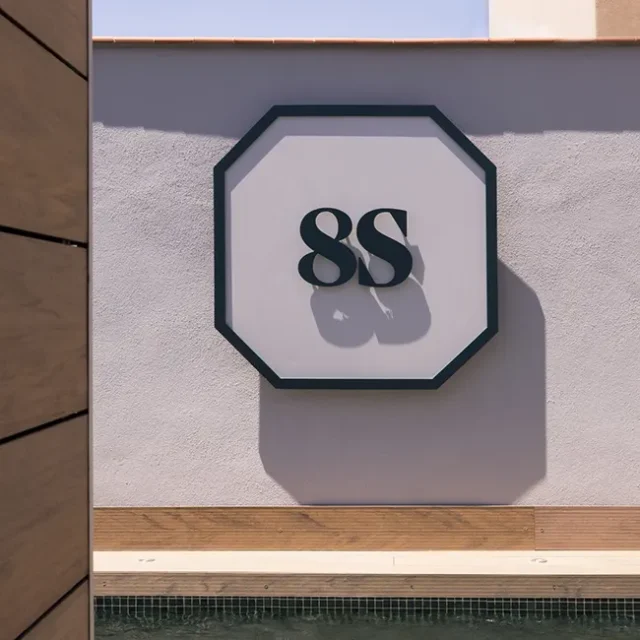 Detalle de la terraza del 8Sides