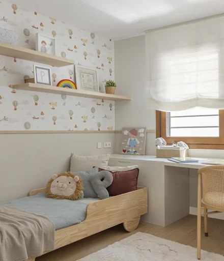 planta primera dormitorio infantil